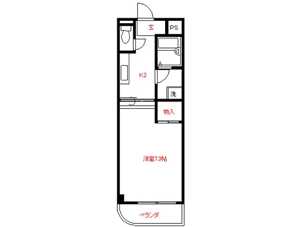 サンライズ１５の物件間取画像